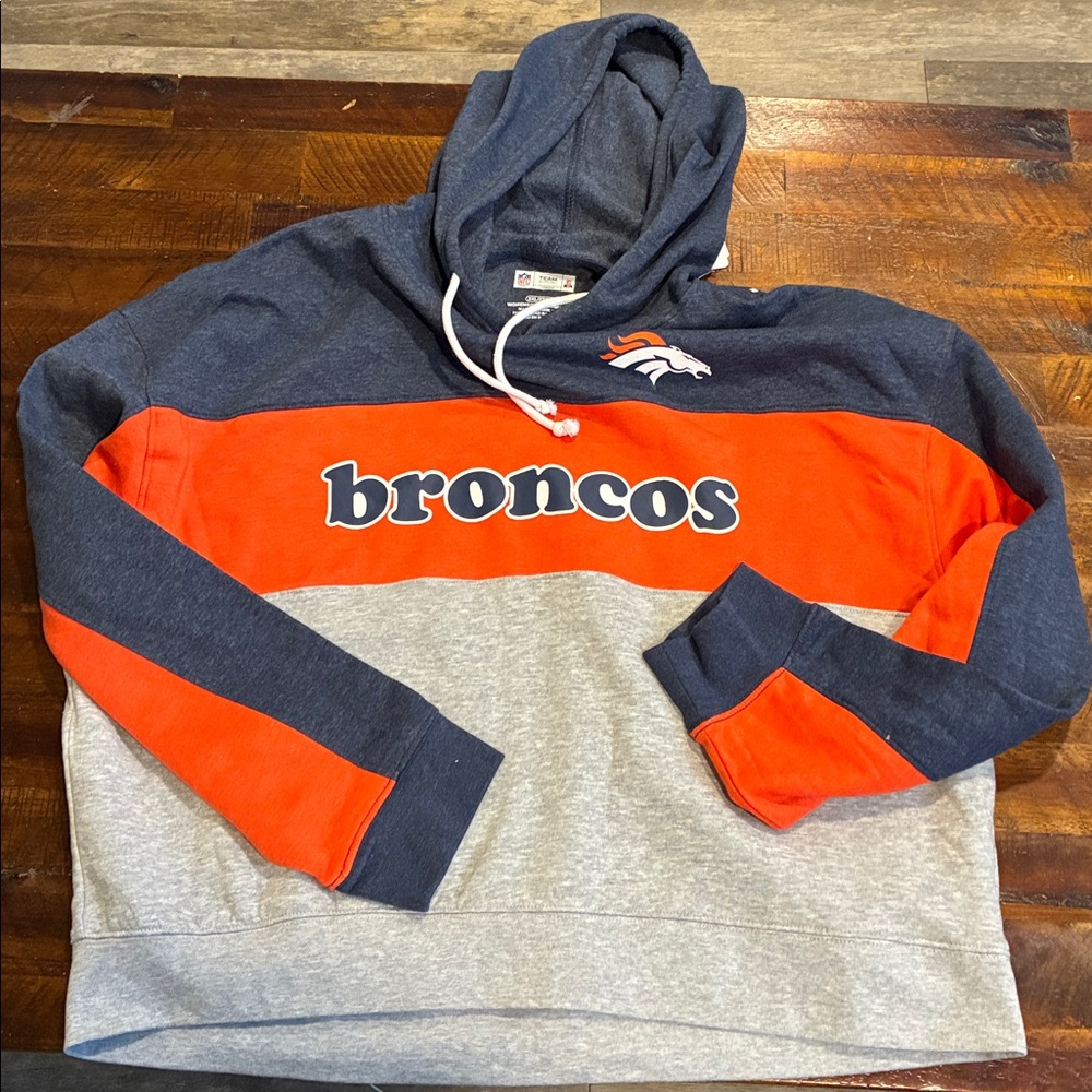 New Denver Broncos NFL Team Apparel Hoodie 2XL